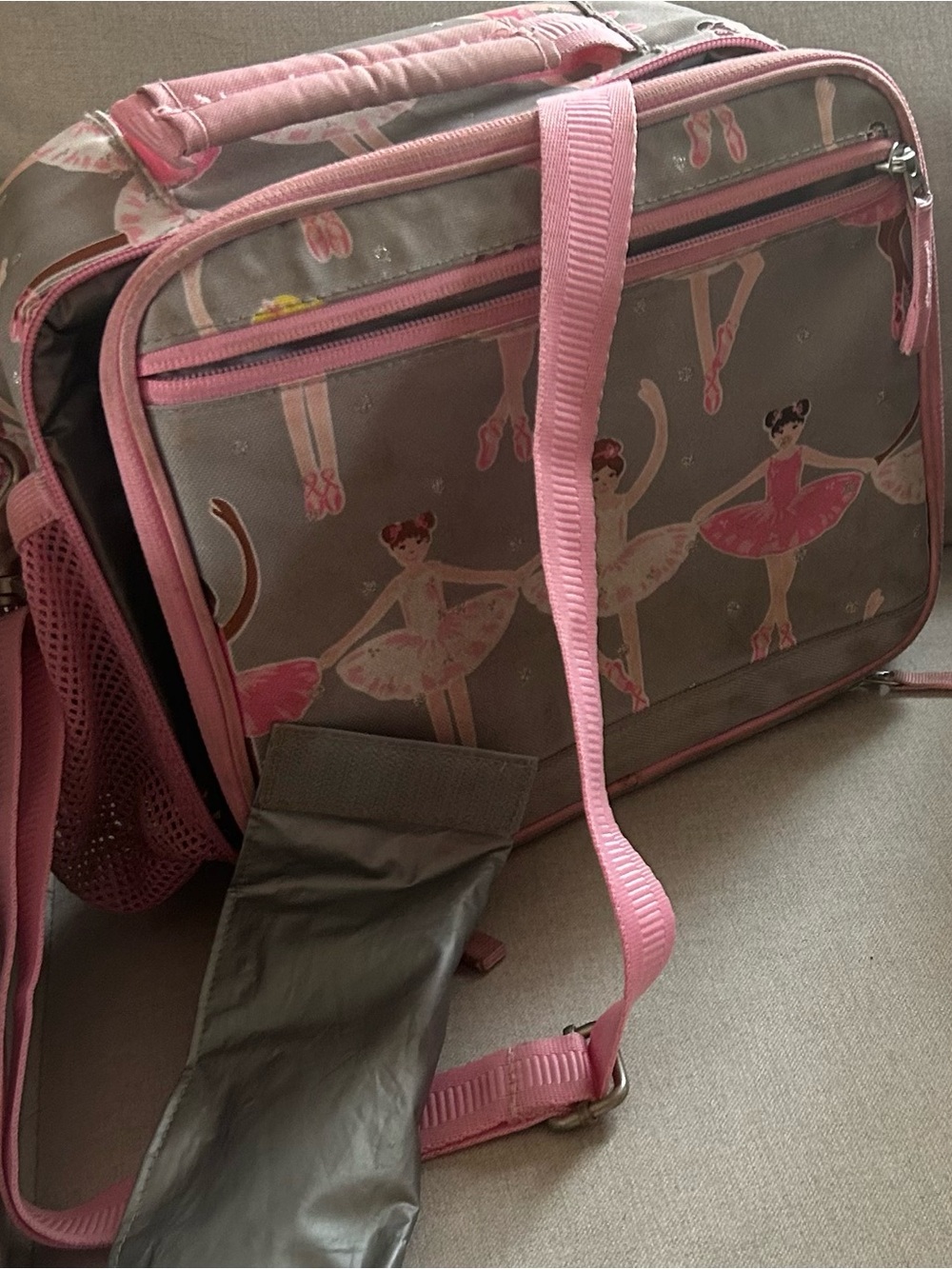 Girls' Pink Ballerina Lunch Bag Tote - Ballet Print by Pottery Barn